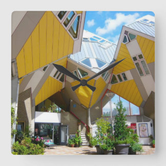 ロッテルダムの立方体 スクエア壁時計