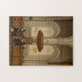 ロッテルダムのLaurenskerk、1662年のインテリア ジグソーパズル (横)