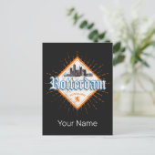 ロッテルダムシティオランダスカイラインオランダヴィンテージ シーズンポストカード (スタンド正面)