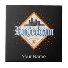 ロッテルダムシティオランダスカイラインオランダヴィンテージ タイル