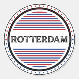 ロッテルダムシティプライドエンブレム - オランダのアイデンティティ ラウンドシール