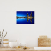 ロッテルダムスカイラインの街並み ポスター (キッチン)