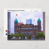 ロッテルダム建物ホランドアメリカライン ポストカード (正面/裏面)