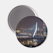 ロッテルダム、オランダ マグネット (正面/裏面)