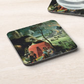 ロットおよび彼の娘(パネルの油) コースター (左側)