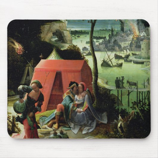 ロットおよび彼の娘(パネルの油) マウスパッド (正面)