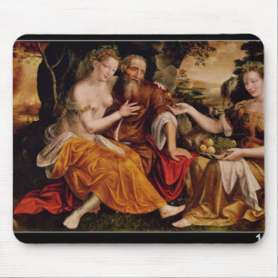 ロットおよび彼の娘、c.1565 マウスパッド