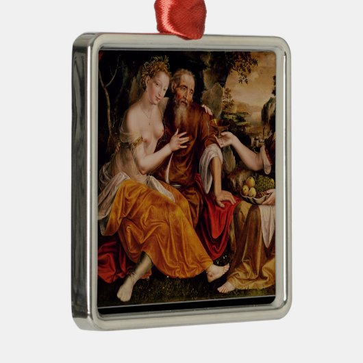 ロットおよび彼の娘、c.1565 メタルオーナメント (右)