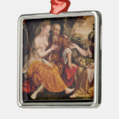 ロットおよび彼の娘、c.1565 メタルオーナメント (左)