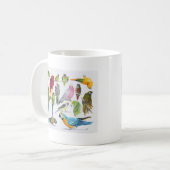 ロットのオウムの多くおよび多くおよびギフトの多く コーヒーマグカップ (正面左)