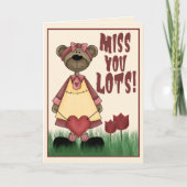 ロットを恋しく思って下さい カード (正面)