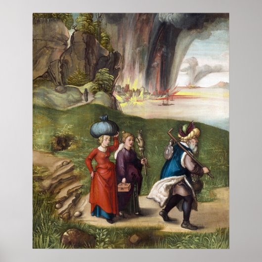 ロットエスケープ – Albrecht Durer - c1496 ポスター (正面)