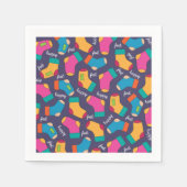 ロットオブソックス紙ナプキン スタンダードカクテルナプキン (正面)