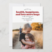 ロットモアハグホリデーカード(赤) シーズンカード (正面)