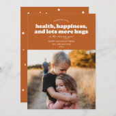 ロットモアハグホリデーカード(Rust) シーズンカード (正面/裏面)