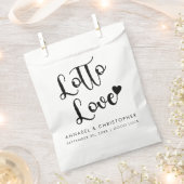 ロットラブ宝くじチケットカジノチップの好意 フェイバーバッグ (クリップ留めされた状態)