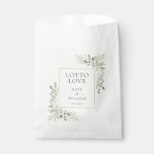 ロットラブ宝くじチケットグリーン結婚リー フェイバーバッグ (正面)