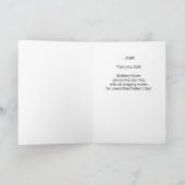 ロットワイラーがいる最強のパパへ 父の日 シーズンカード (内部)