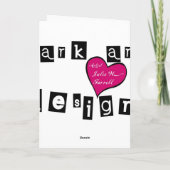 ロットワイラーのアジア刺激を受けたなイラストレーション カード (裏面)