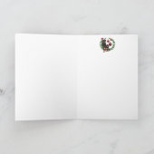 ロットワイラーのクリスマスの願い シーズンカード (内部)