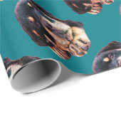 ロットワイラーの初恋のRott犬の犬のドイツの品種 ラッピングペーパー (ロールコーナー)