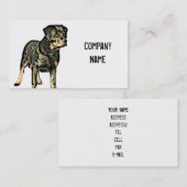 ロットワイラーの名刺 名刺 (正面/裏面)