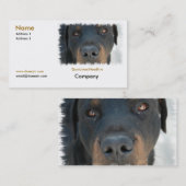 ロットワイラーの名刺 名刺 (正面/裏面)