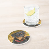 ロットワイラーの子犬 コースター (側面)