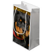 ロットワイラーの子犬 スモールペーパーバッグ (裏面アングル)