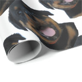 ロットワイラーの子犬 ラッピングペーパー (ロールコーナー)