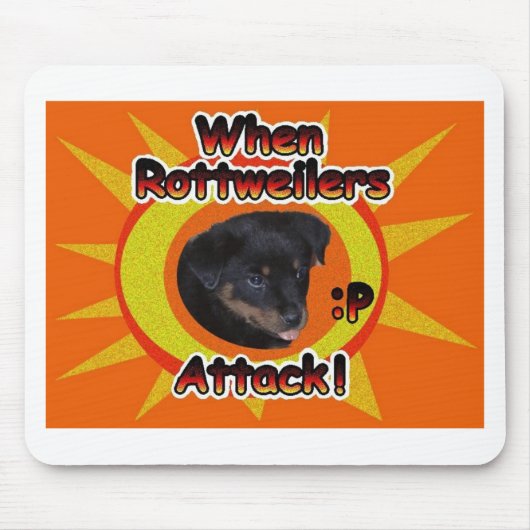ロットワイラーの攻撃時: p マウスパッド (正面)