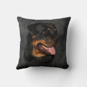 ロットワイラーの枕 クッション (裏面)