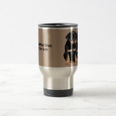 ロットワイラーの相棒のタンブラー トラベルマグ (中央)