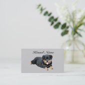 ロットワイラーの繁殖動物の名刺 名刺 (スタンド正面)