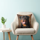 ロットワイラーの装飾用クッション クッション (椅子)