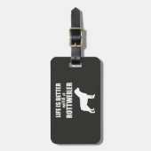 ロットワイラーを使って ラゲッジタグ (正面縦)