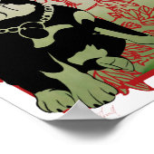 ロットワイラーアジアインスパイアイラストレーション ポスター (角)