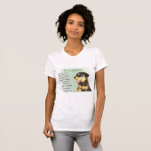 ロットワイラーアートギフト Tシャツ (正面フル)