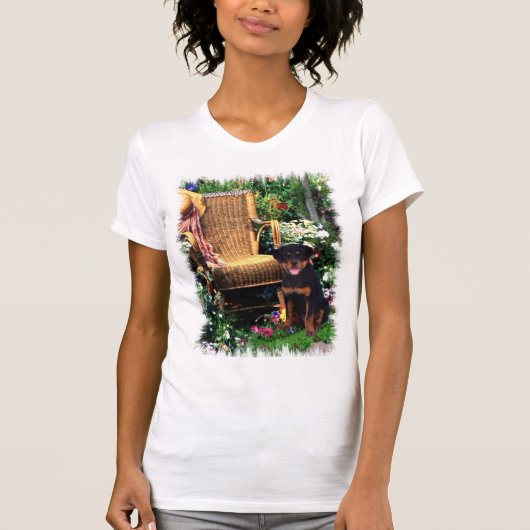 ロットワイラーアートギフト Tシャツ (正面)