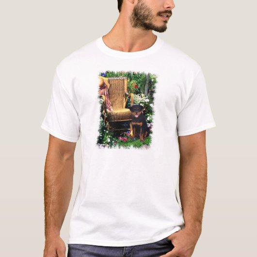ロットワイラーアートギフト Tシャツ (正面)