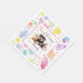 ロットワイラーウォーター紙ナプキンズ スタンダードランチョンナプキン (角)