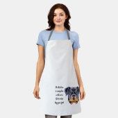 ロットワイラーエプロン、ドッグエプロン エプロン (着用した状態)