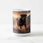 ロットワイラーエレガントコーヒーマグ コーヒーマグカップ (中央)