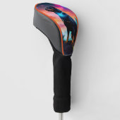 ロットワイラーオンエイリアンワールド ゴルフヘッドカバー (アングル)