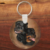 ロットワイラーキーチェーン キーホルダー (正面)