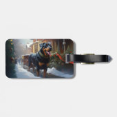 ロットワイラークリスマスフェスティバルシーズン ラゲッジタグ (裏面横)