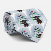 ロットワイラークリスマスプレゼント ネクタイ (ロール)