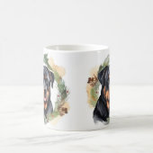 ロットワイラークリスマスリースフェスティバルカップ コーヒーマグカップ (中央)