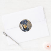 ロットワイラーシール ラウンドシール (封筒)