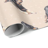 ロットワイラードッグアートギフトラップ ラッピングペーパー (ロールコーナー)